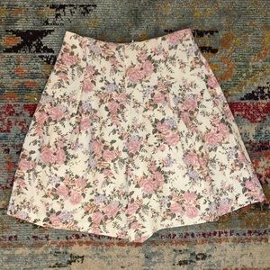 Vintage High Waisted Floral Shorts